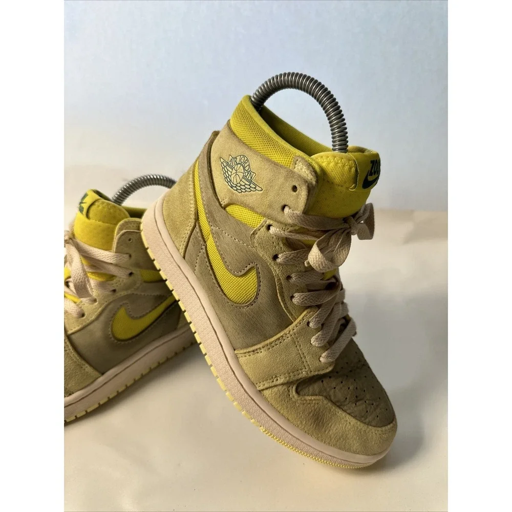 Nike Air Jordan 1 High Zoom CMFT 2 Citron Sneaker Shoes Womens Size US 5
